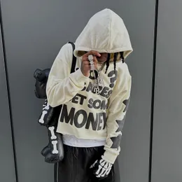 Y2K Black Letter Zipper comfrt hoodie - Trendy Streetwear Y2K Black Letter Zipper comfrt hoodie - Trendy Streetwear