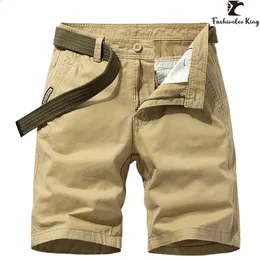 【BAON】Chotsur Military Cargo Bermuda Pants Men's Military Cargo bermuda shorts - Summer Casual