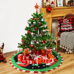 Jupe De Sapin De Noël 90 Cm Crème Tricot Câblé Rustique Tapis De Sapin De Noël Pour
