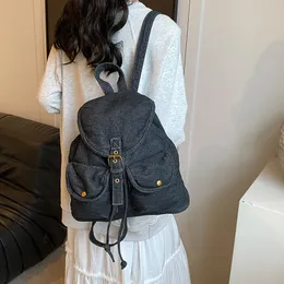 AEAE☆OUT POCKET DENIM BACKPACK BLACK d5c3c210-1e06-449a-aad9-