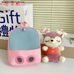 Plush 3D Elk Deer Backpack for Kids Cute Cartoon School Bag for Boys  Girls, Kindergarten, Preschool, Baby Bag