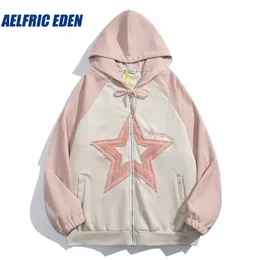 【あのちゃん着用】AELFRIC EDEN スター ジップアップフーディー 80d46185-785f-4ffc-b0db-