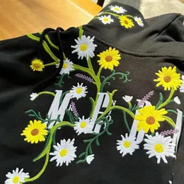 Trendy Embroidered Hoodie: Womens & Mens Loose Fit