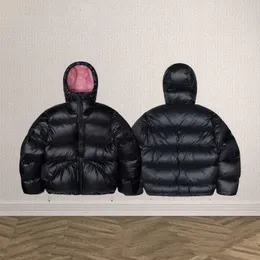 Micro Ripstop Down Parka Puffer With Color Hood For Women And Men 