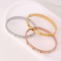 Designer parafuso pulseira pulseira moda luxo jóias cuidador original na moda 18k diamante de ouro para mulheres homens pulseiras de prata jóias pulseira ZEH6