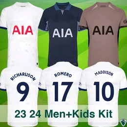 Lilywhites Soccer Jersey Spurs Fan Gear Spurs Replica Kit 23 24 year For Men and Kids North London Derby Shirt