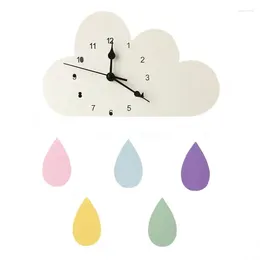 Wall Clocks Adorable Design Kids Room Decor Perfect For Nursery Gender Neutral Unique Gift Gifts High-quality Materials