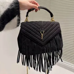 Tasarımcı Çantalar Loulou Crossbody Çantalar Luxurys pubsel omuz çantası kadın zincir çantası klasik aşındırıcı deri totes tasarımcılar çanta bayanlar moda bayan