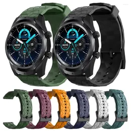 Zespół pasmo silikonowe dla Ticwatch Pro 3/GTH/GTX Sport Pasp E/E2/E3/S2 2024/2024 Akcesoria bransoletki Correa 20 mm 22 mm