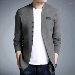 Pulls pour hommes automne hiver tricoté à manches longues cardigan édition coréenne pull solide manteau laine tricots femmes vestes Y2K