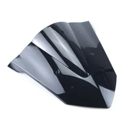 Para-brisa para motocicleta, preto transparente, bolha dupla, abs, para honda cbr650f 2014-2018