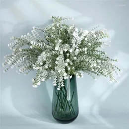 Fiori decorativi Spray Neve Scatter Coprire il cielo con stelle Simulare Decorare Natale Menta Artificiale G1296