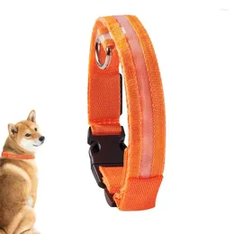 Dog Collars LED Collar Ing Adjustable In The Dark For Puppies Medium And Small Dogs