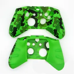 11 färger i lager Xbox One Game Controller Case Gamepad Joysticks Protection Case Camouflage Silicone GamePads Cover för Xbox One/XS Controllers
