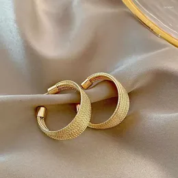 Orecchini a cerchio Penetranti Moda coreana Rotonda di lusso Nuevo En Pendientes Accessori per le donne 2024 Tendenza regalo gioielli per feste