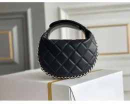 Designer Channel Totes Borse Borsa da pranzo in pelle con catena in oro chiaro Borse a reticolo di diamanti Portafoglio da donna in morbida pelle di pecora di alta qualità