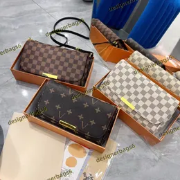 حقائب مصممة مفضلة مفضلات ملحقات Pochette Fashion Women Luxury Designer Messenger Bags ثلاث قطع محفظة حقائب اليد بحزمة حقيبة Crossbody Satchel
