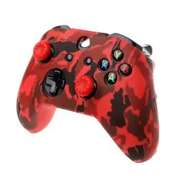 Xbox One Game-Controller-Hülle, Gamepad-Joysticks-Schutzhüllen, Camouflage-Silikon-Gamepad-Abdeckung für Xbox One/XS-Controller