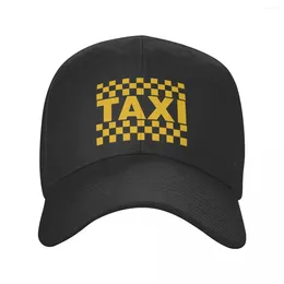 Top Caps Kişiselleştirilmiş Taksi Sürücü Beyzbol Kapağı Erkekler için Kadınlar Ayarlanabilir Dad Hat Street Giyim Snapback