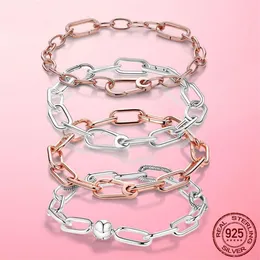 Original couleur or moi Bracelet moi mousqueton chaîne lien Femme Bracelet pour femmes fabrication de bijoux cadeau Pulseira 220218358h