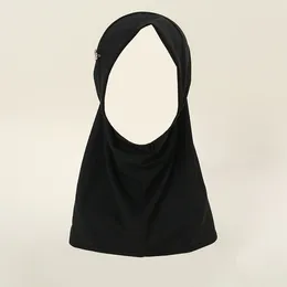 Schals Islamische Frauen Kopftuch Muslim Einfarbig Turban Arabisch 50 40CM Tragen Sie direkt sofort Hijab Cozy Khimar