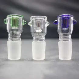 Glas-Räucherkopf mit Kammsieb für Glasbongs, Wasserpfeife und Ashcatcher-Ölbohrinsel LL LL BJ