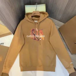 Erkek Hoodie Designer Hoodie Lüks Sweater Street Giyim Baskı Kadın Tasarımcısı Konforlu Sweater Pullover Sonbahar/Kış Gevşek Geyik Deseni Pamuk Sweatshirt