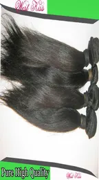 Prodotti per capelli favolosi 8A capelli umani mongoli vergini affascinanti lisci 3 pezzi lotto 300 g Lunga durata9160572