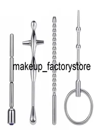 Massage New 4 Style Penis Plug Male Urethral Dilator Horse Eye Stimulation Sounding Masturbator Metal Urethral Catheter Sex Toys F7856762