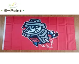 MiLB Rocket City Trash Pandas Flagge 35ft 90cm150cm Polyester Banner Dekoration fliegender Hausgarten Festliche Geschenke7298460