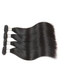 10 En bra kvalitet Human Weave Straight 3 eller 4 Bunds mycket billigt brasilianskt hår peruanska malaysiska indiska jungfruliga hår wefts7836549