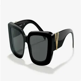 2024 Дизайнерский дизайнерский бренд ретро маленькие квадратные поляризованные солнцезащитные очки для женщин мужчины винтажные оттенки UV400 Классические большие металлические солнцезащитные очки 4382
