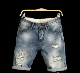 2021 VXO плюс размер 2740, летние джинсовые мужские джинсы, джинсовые шорты, скейтборд, шаровары, мужские джоггеры, рваные по щиколотку Wave44329942121218