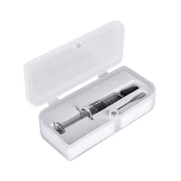 2024 Accessories Glass Syringe 1.0ml Tank Injector for th205 m6t amigo v9 Disposable Atomizer Thick oil Injection Luer Head with Needle Box