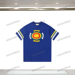 Xinxinbuy 2024 Erkekler Tasarımcı Tee T Shirt 1921 Çift Mektup Baskı Aşıkları Crew Boyun Kısa Kollu Pamuk Kadınlar Siyah XS-XL