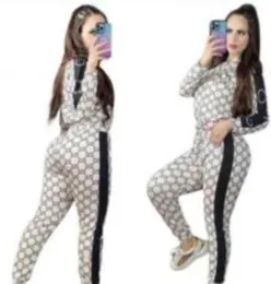 Tute da donna Set da due pezzi da donna Giacca stampata a maniche lunghe Camicetta Camicie pantaloni Sexy 2 abiti da foto per le donne039s Clothing5749089