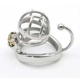 Chaste Bird Stainless Steel Male Chastity Small Cage with Base Arc Ring Devices Cock ring Penis Adult sex toys C273 240102