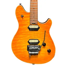 Özel QM Elektro Gitar - Güneş patlaması