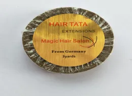 08CM1CM3 Yards Hair Tata Extensions Magic Hair Salon Tape för band Hårförlängning Wigtoupee4417589