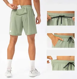 Lu Lu Mens Shorts Tech Designers Shorts Tech Fleece Fleece Classic Beach Pants Sports Runing Spee