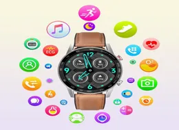 DT95 비즈니스 스포츠 스마트 워치 Bluetooth Call IP68 방수 ECG 열 비율 혈압 스크린 알람 Smartwatch PK XIAO8409229