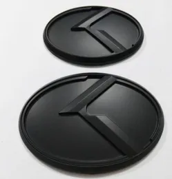 2pcs Yeni 3D Black K logo rozeti amblem etiketi fit kia optima k5 20112018car emblems9228903