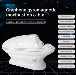 Spedizione gratuita Capsula termale a infrarossi acrilici Energia termica Capsula per drenaggio linfatico Ozono terapia Spa Perdita di peso Gyromagneti per spa Dispositivo dimagrante Jet Capsule