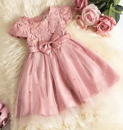 Girl039s Abiti Summer Lace For Girls Pink Tutu Party Dress Bambini Abbigliamento per bambini Abbigliamento casual Abbigliamento Bambina 1 2 3 4 5 2199616