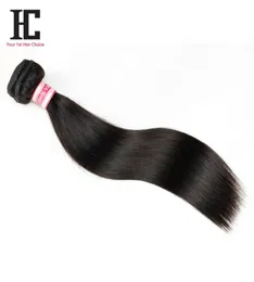 HC Produtos para o Cabelo Cabelo Virgem Brasileiro Liso 1 Pacote Barato Cabelo Virgem Brasileiro Liso Cabelo Humano Tecer produtos para o cabelo black4929717