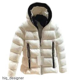 2024 Męska projektant francuskiej marki kurtka zimowa bawełna damska parka nfc scan moda na zewnątrz trencz płaszczy pary gęste ciepło w dół.