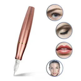 Machine Bmx Pink Rotary Tattoo Hine Pen mit Nadeln Permanent Makeup Hine für Miroblading Shading Eyeliner Lippe