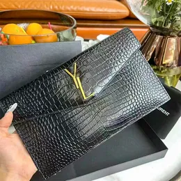 Luxury Womens UPTOWN flap caviar Purses Designer bags mens Wallets Cross Body Shoulder envelope Bags fashion leather Totes handbags crocodile patterned Clutch bag