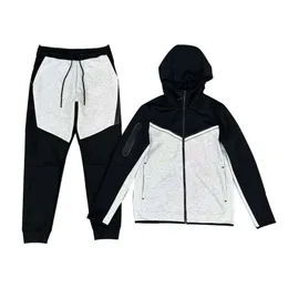 Men's Tracksuit Tech Fleece Tuta Uomo Tracksuits Europe American Basketball Football Rugby Two-piece with Women's Long Sleeve Hoodie cheap loe