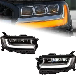 Headlight for Toyota Land Cruiser LC300 20 22-2023 LC300 LED Upgraded Front Lamp DRL Dynamic Turn Signal Head Lamp Assembly